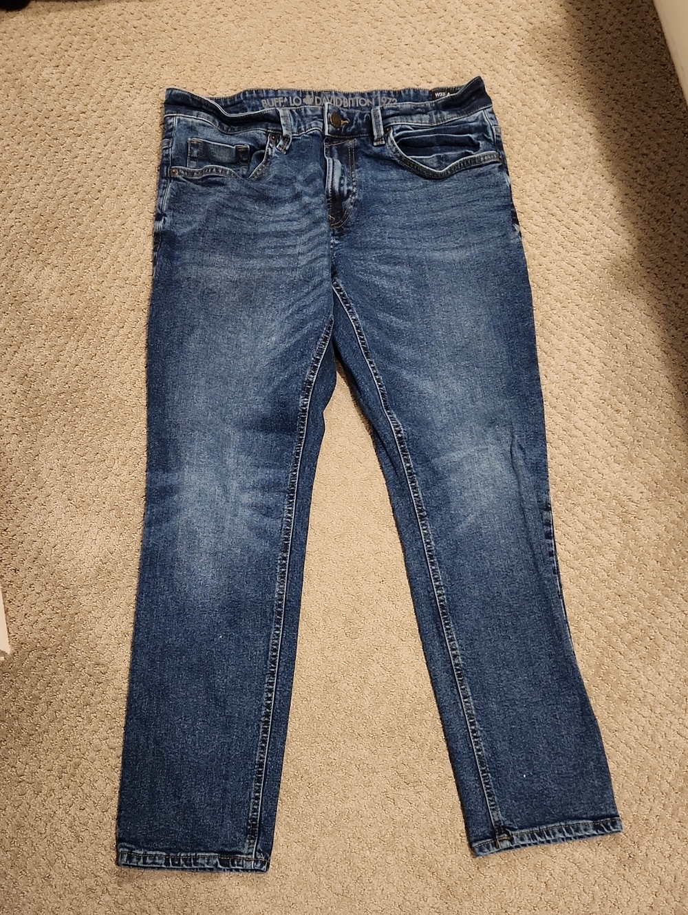 NEW Buffalo David Bitton Men's Medium Slim Stretch Jeans W33 X30L
